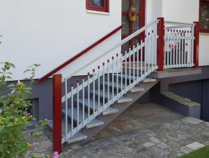 Treppen-Geländer Palisaden